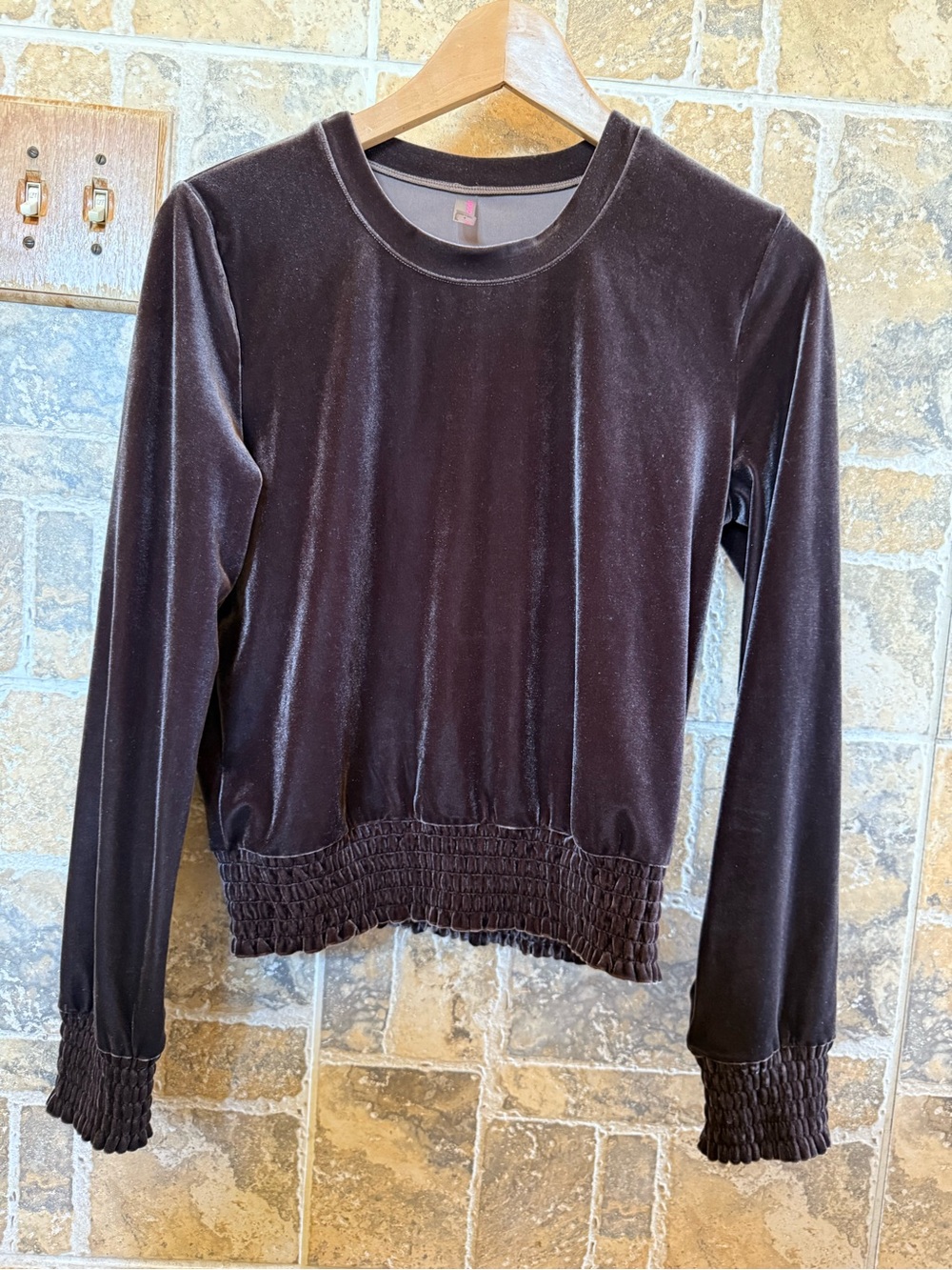 Commando Velvet Crewneck Sweatshirt Size Small